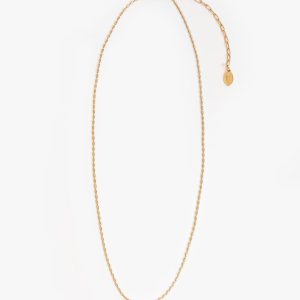 Barrel Chain Necklace - 18 in