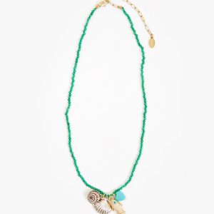 Beaded Charm Necklace