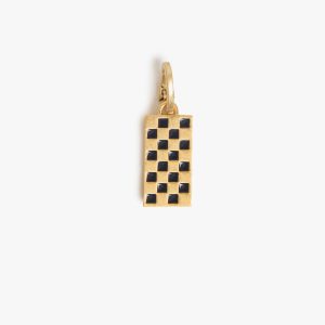 Checker Dogtag Charm