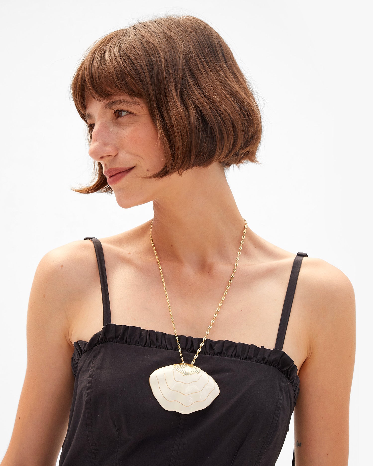 Clamshell Pendant Necklace - Image 2