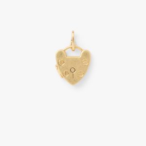 Padlock Locket Charm