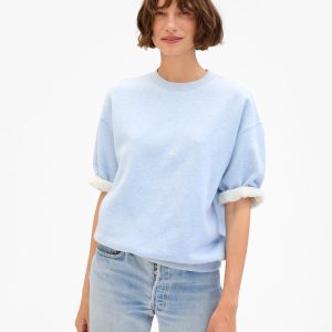 Short Sleeve Oversized Sweatshirt